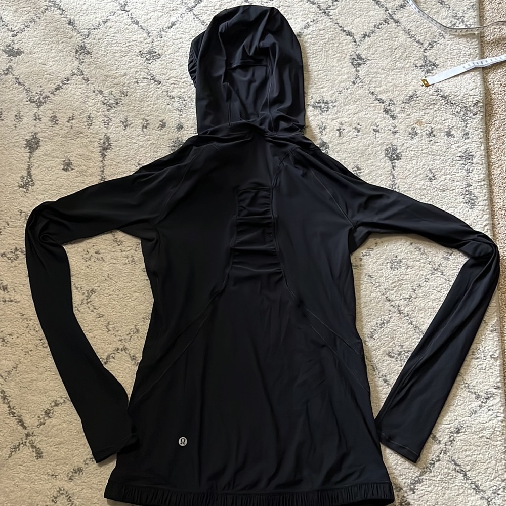 Black Lululemon Jacket with Hood